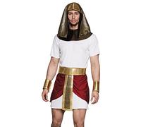 Boland 83858 - Kit de déguisement pour adultes Toutankhamon, taille M/L, déguisement avec coiffe, col, tunique, ceinture et bracelets, déguisements de carnaval pour hommes