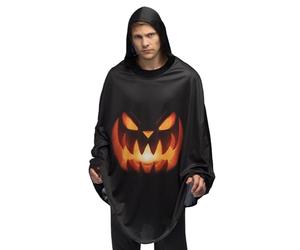 Boland - 84336 - Poncho citrouille, Cape pour Halloween, carnaval et costumes, Tunique pour adultes