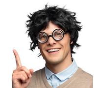 Boland 85068 - Perruque Nerd pour adultes, coiffure en cheveux synthétiques pour une fête à thème ou pour le carnaval, accessoire pour les costumes de carnaval