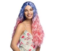 Boland - 85095 - Perruque pour adulte, coiffure bicolore en cheveux synthétiques pour festival, carnaval, accessoires de costumes de carnaval
