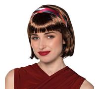 Boland 85101 - Perruque Pin-up, coupe au carré avec frange et bandeau, cheveux synthétiques pour le carnaval et le cosplay, accessoires pour costumes de carnaval