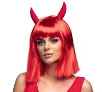 Boland 85608 - Perruque Méchante Séductrice, bicolore, longs cheveux synthétiques, accessoire pour costumes de carnaval, coiffure pour carnaval, Halloween