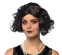 Boland 85713 - Perruque années 20, coiffure synthétique pour costume Flapper ou Charleston, carnaval, fête à thème