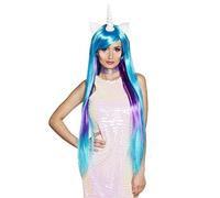 Boland 85817 Perruque licorne avec corne pour femme Taille unique