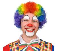 Perruque - Multicolore - Clown - Cheveux Bouclés - Unisexe - Adulte