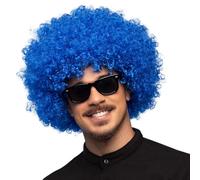Boland 86023 - Perruque Afro bleu