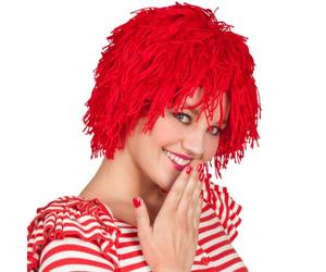Boland 86204 - Perruque Fuzz mixte clown kobolt crinière à poils rouges, costume carnaval, soirée à thème