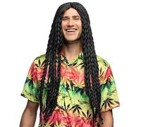 Boland 86341 - Perruque Soul Rebel pour adulte, longues tresses rasta, cheveux synthétiques, coiffure pour costume de carnaval, accessoire de costume pour carnaval et fête à thème