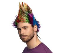 Boland 86348 - Perruque Iroquois pour adultes, cheveux artificiels multicolores pour costumes de carnaval, perruque de cheveux artificiels, coiffure pour costumes ou Halloween