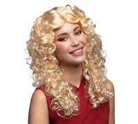 Boland 86421 - Perruque Norah pour adultes, cheveux artificiels bouclés pour costumes de carnaval, fête de carnaval, fête à thème ou JGA