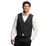 Boland 86699 - Gilet pour homme à fines rayures, taille L/XL, haut pour carnaval, costume des années 20 ou pour tous les jours