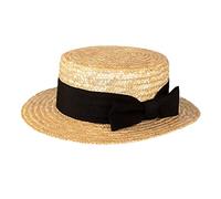 Chapeau Canotier Ruban Noir Noir