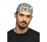 Boland 93900 Prisonnier Casquette Pour Adultes, Noir/Blanc, Taille 57-59