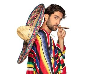 Boland 95413 Sombrero Enrique, 70 cm, mexicain, Gaucho, carnaval, fête à thème, fête à thème Taille Unique Multicolore