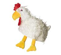 Boland 99941 - Chapeau Poulet, casquette en peluche, chapeau de poule, chapeau de carnaval, déguisement, carnaval, fête à thème, JGA, Blanc