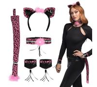 Boland - Accessoires pour costumes de chat sauvage | Ensemble plusieurs pièces pour le carnaval, les enterrements de vie de garçon, soirées à thème, déguisement d'animal