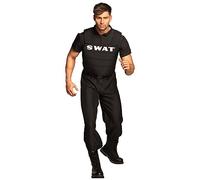 Boland - Agent Spécial SWAT Costume pour adultes, noir, L (54/56), 83642
