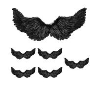 Boland - Ailes LED lumineuses pour costumes d'ange, lot de 6, pour carnaval, soirées à thème, Noël, Halloween