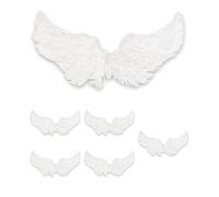 Boland - Ailes LED lumineuses pour costumes d'ange, lot de 6, pour carnaval, soirées à thème, Noël, Halloween