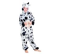 Boland Aptafêtes- Costume de Vache pour Enfant en Peluche, 10103448, Blanc, 140 cm