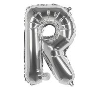 Boland - Ballon en aluminium lettre taille 36 cm argenté ballon lettre ballon air hélium remplissage anniversaire de vie fête surprise anniversaire enfant
