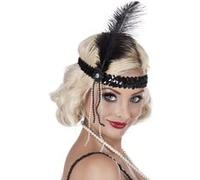 Boland Bandeau Flapper Mesdames taille unique noir Noir G