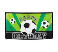 Boland - Bannière Happy Birthday Football, 90 x 150 cm