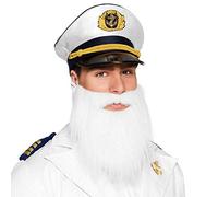 Boland - Barbe artificielle, Accessoire, Maquillage, Moustache, Accessoires pour Carnaval, Costumes, Fête à thème, JGA, Halloween