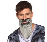 Boland - Barbe artificielle, Accessoire, Maquillage, Moustache, Accessoires pour carnaval, déguisements, fêtes à thème, JGA, Halloween