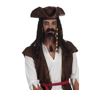Boland - Barbe, autocollante, polyester, accessoire, maquillage, déguisement, carnaval, fête à thème
