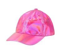 Boland - Basecap Holo, holographique, taille réglable, casquette, chapeau, casquette, rappeur, déguisement, fête foraine, carnaval