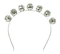 Boland - Bijoux de cheveux pour déguisements de carnaval, diadème, serre-tête, accessoires, accessoires de carnaval pour fête à thème ou festival, Argenté