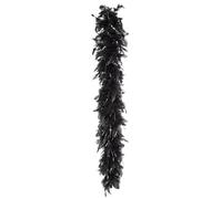 Boland Boa à plumes 52674 – Environ 180 cm – Noir et argenté – Taille unique
