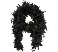 Boland Boa de plumes Glamour 180 cm 80 g Noir Femme