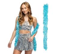 Boland - Boa Flair 60 g, 180 cm | Boa glamour pour burlesque, EVJF, carnaval, spectacle, soirée à thème et festival