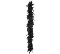 Boland Boa de plumes Glamour 180 cm 80 g Noir Femme