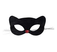 Boland BOL00297 Masque chat noir avec nez en forme de cœur pour adulte