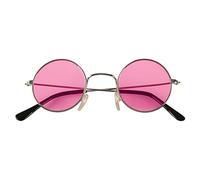 Boland BOL02591 Lunettes rondes de hippie pour adulte