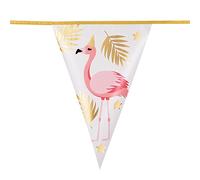 Boland Guirlande de fanions BOL52550 Flamant rose 4 m Taille unique