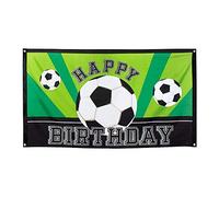 Boland BOL62502 Bannière Happy Birthday Foot Party, 90 x 150 cm