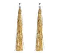 Boland - Boucles d'oreilles lamelles Festival, 20 cm, clips d'oreilles, bijoux fantaisie pour carnaval, discothèque et costumes