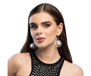 Boland - Boucles d'Oreilles LED Boule à Facettes, 3,5 cm