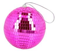 Boland | Boule Disco Fuschia Éblouissante 15 cm - Idéale pour Fêtes, Anniversaires et Célébrations Rétro des Années 70/80 (Lot de 2)