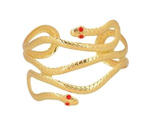 Boland - Bracelet pour déguisements, bijou fantaisie doré, accessoire pour carnaval et fête à thème