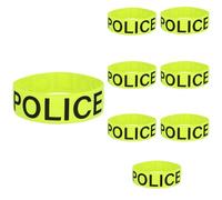 Boland - Bracelets lumineux de police, lot de 8