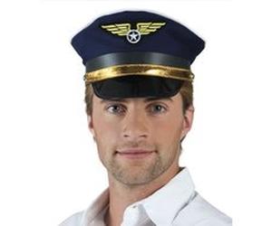 Boland Cap Flight Captain Roger hommes taille unique bleu Bleu G