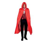 Boland - Cape avec capuche Tissu, 180 cm, 100% polyester, unisexe, sorcière, médiéval, cavalier, vampire, Halloween, costume, carnaval, fête costumée