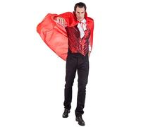 Boland Cape de Vampire avec col, Longueur 120 cm, jeté de lit, Costume, Carnaval, fête à thème, Halloween