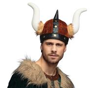 Boland - Casque Viking, Coiffe en matière souple, accessoire de déguisement, pour carnaval ou fête à thème, Bronze