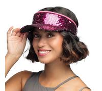 Boland - Casquette à visière Blitz, casquette pour adultes, casquette des années 90 pour festival, carnaval ou fête à thème rétro, Fuchsia